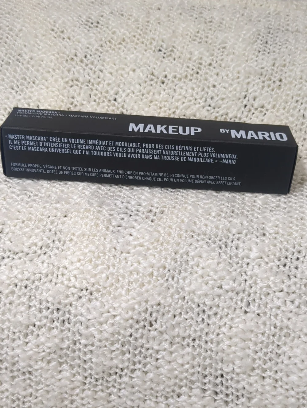 Makeup By Mario Volumizing Mascara in Super Black, 13.5ml/0.45fl oz